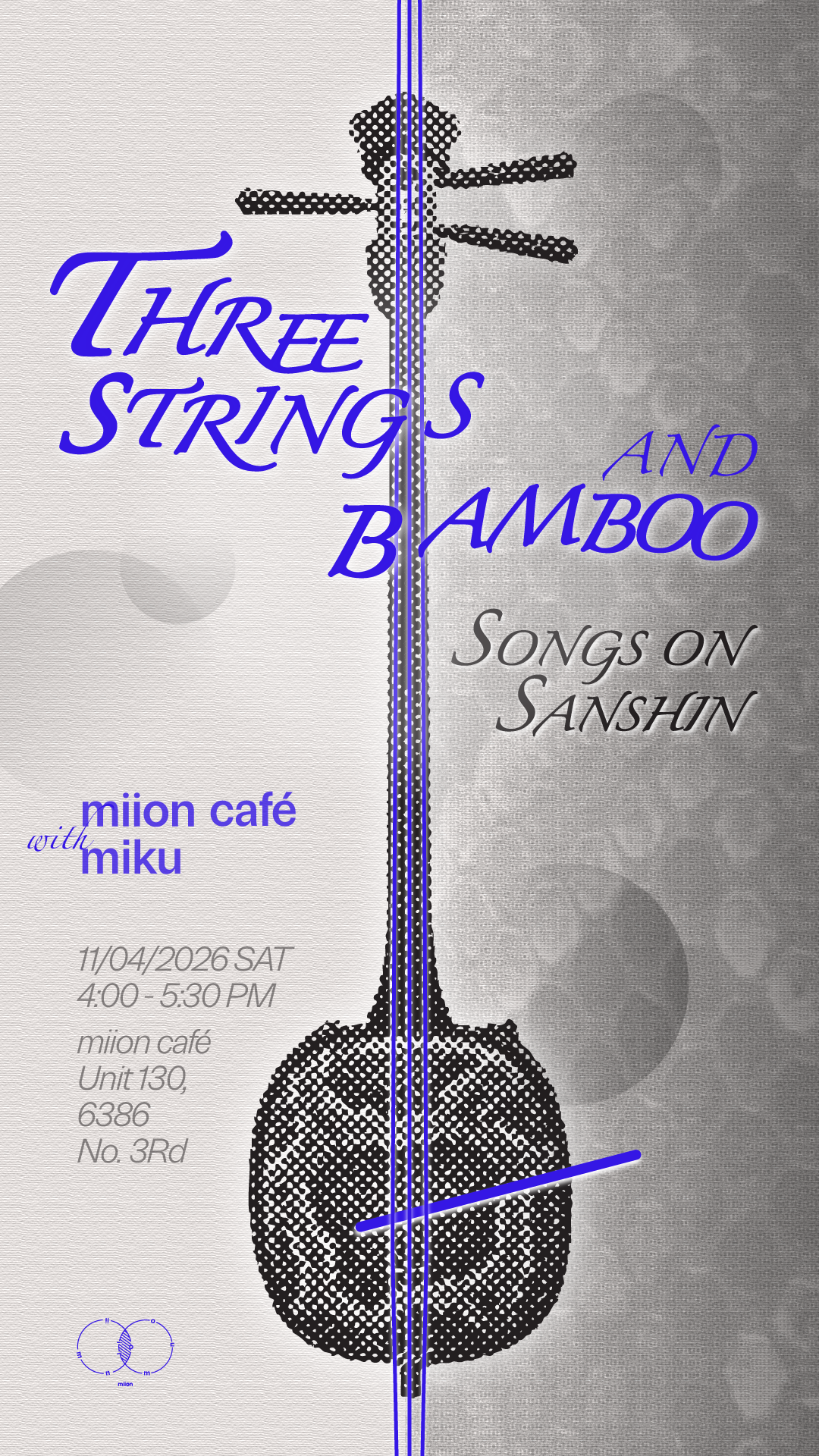 Songs on Sanshin Poster